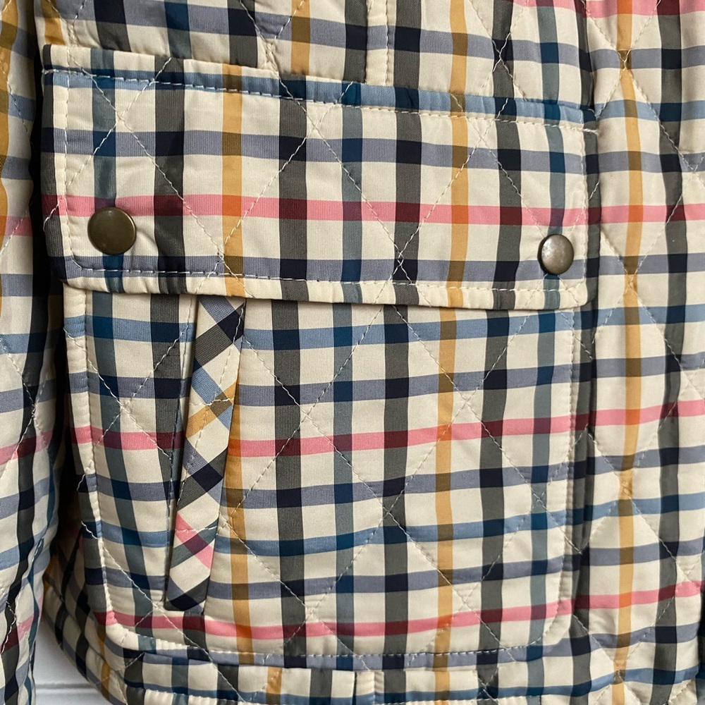 Talbots Plaid Barn Coat/Jacket Size M - Picture 6 of 9